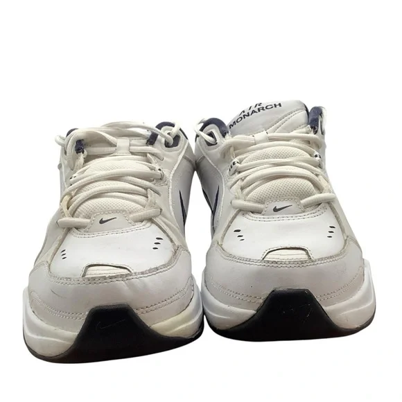Nike‎ air Monarch white & Blue Sneakers size 11 Athletic Shoes